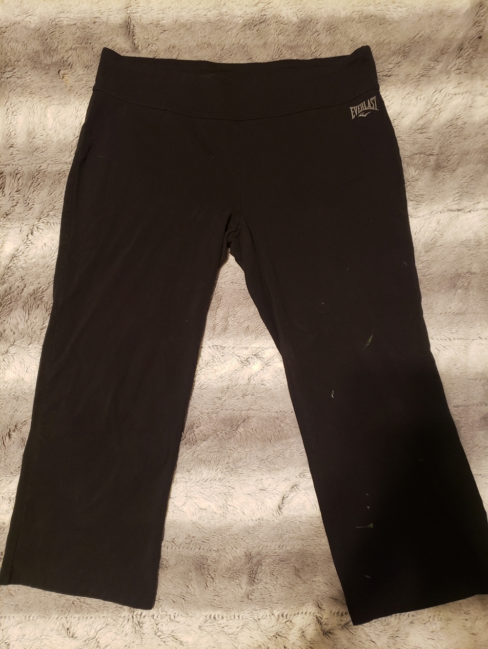 Everlast Black Athletic Leggings w Logo Large